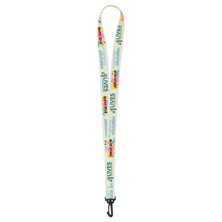 Super Soft Polyester Multi-Color Sublimation Lanyard (Overseas Production 8-10 Weeks) Super Soft Polyester Multi-Color Sublimation Lanyard (Overseas Production 8-10 Weeks)